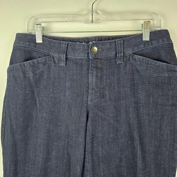 Eddie Bauer women's curvy denim trouser in dark wash size 10 - Picture 3 of 11